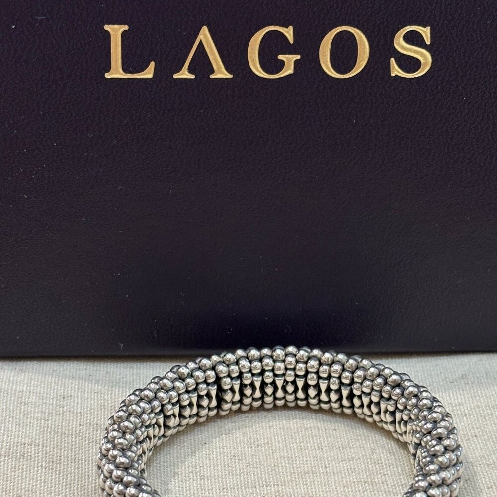 Lagos Signature Caviar Bracelet 15Mm - Picture 8 of 16